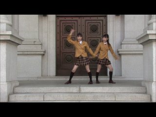 2 live girls dance the dance from kissxsis anime ending