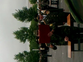 our favorite luzik and taking the military oath)