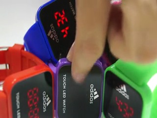 touch led watch adidas